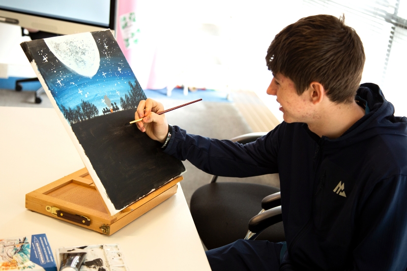 SEND learners making sandwiches